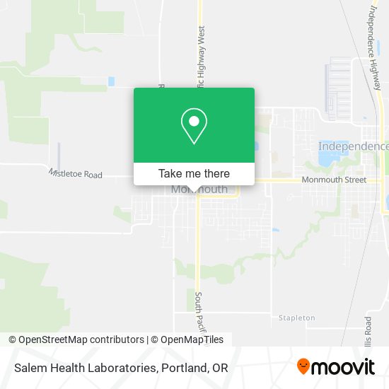 Salem Health Laboratories map