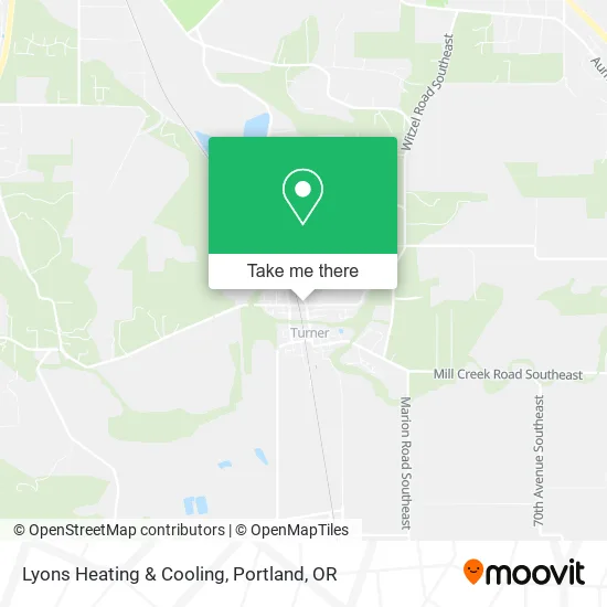 Lyons Heating & Cooling map