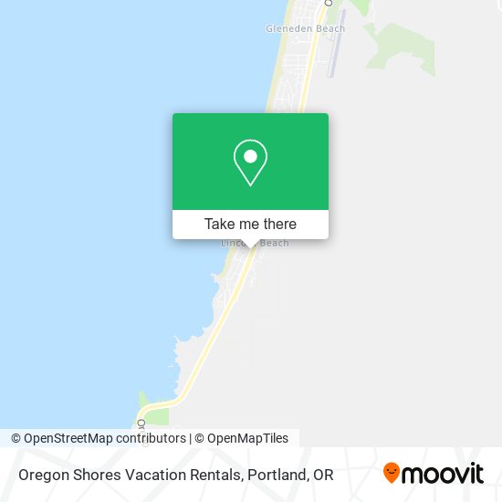 Oregon Shores Vacation Rentals map