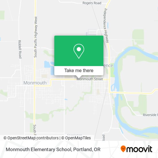 Mapa de Monmouth Elementary School