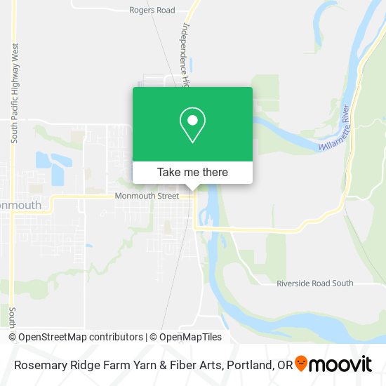 Mapa de Rosemary Ridge Farm Yarn & Fiber Arts