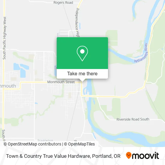 Town & Country True Value Hardware map