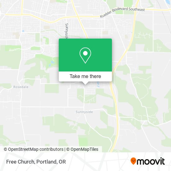 Mapa de Free Church