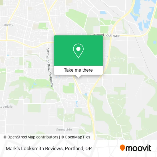 Mapa de Mark's Locksmith Reviews