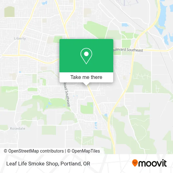 Leaf Life Smoke Shop map