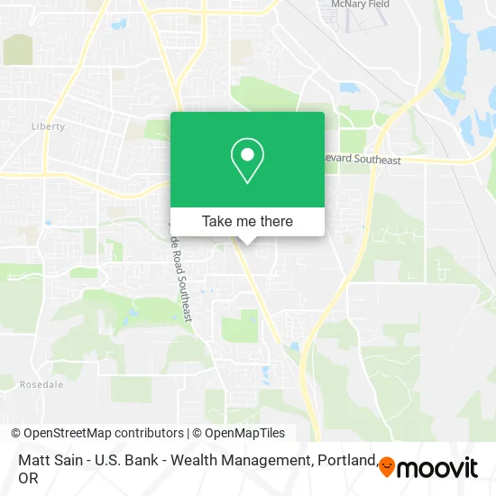 Matt Sain - U.S. Bank - Wealth Management map
