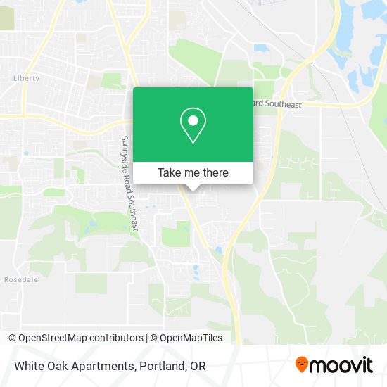 Mapa de White Oak Apartments