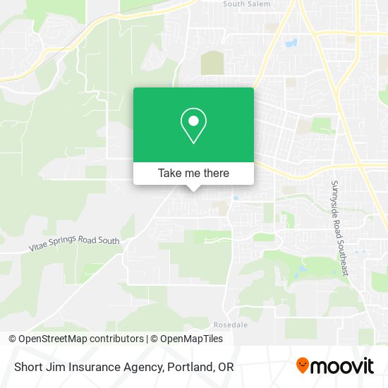 Mapa de Short Jim Insurance Agency