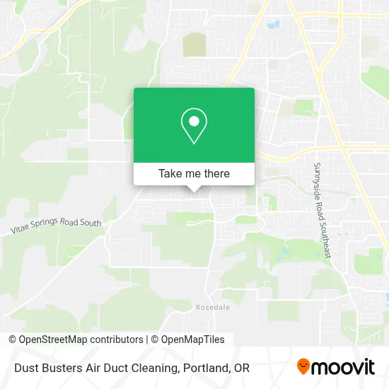 Dust Busters Air Duct Cleaning map