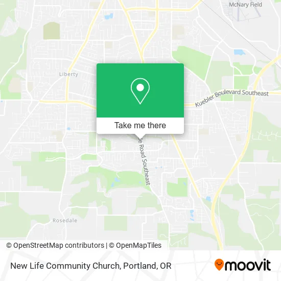New Life Community Church map