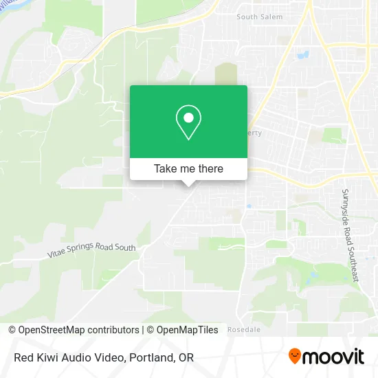 Red Kiwi Audio Video map