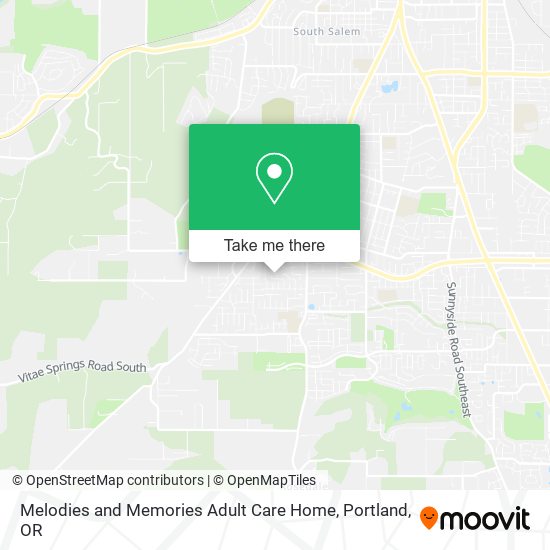Melodies and Memories Adult Care Home map