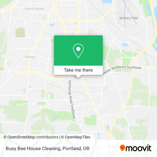 Busy Bee House Cleaning map