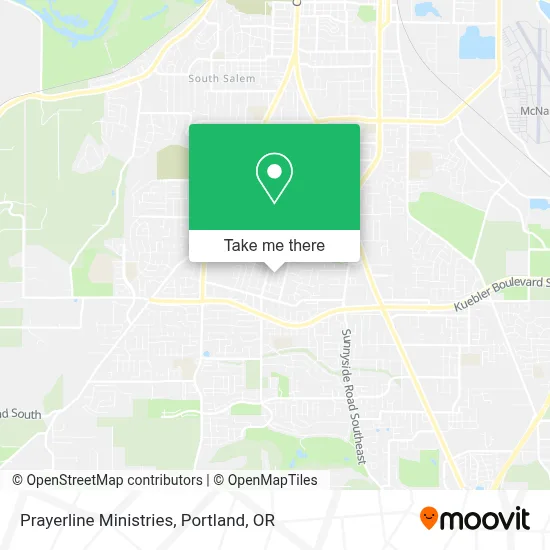 Prayerline Ministries map