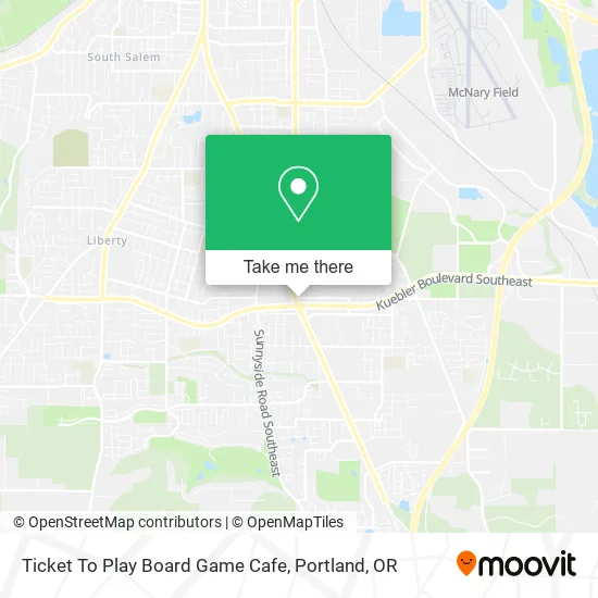Mapa de Ticket To Play Board Game Cafe
