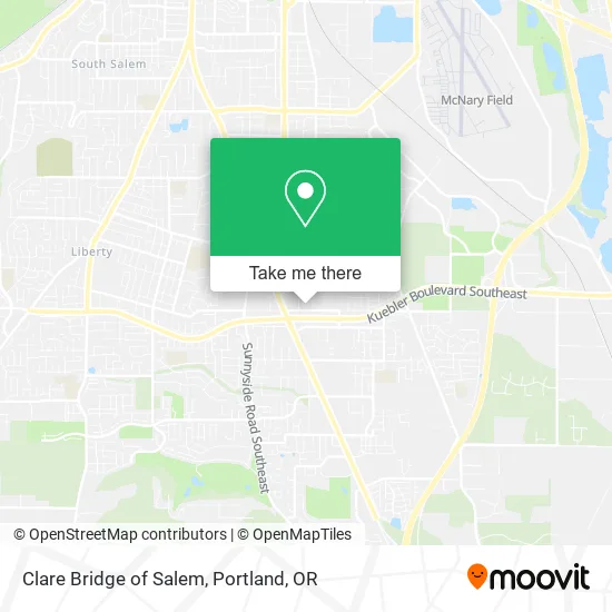 Mapa de Clare Bridge of Salem