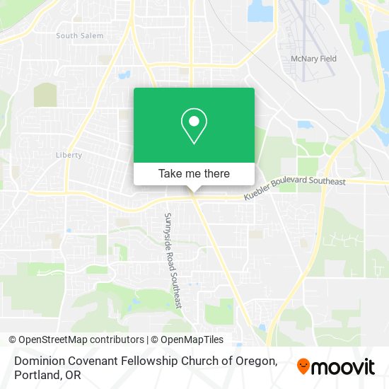 Mapa de Dominion Covenant Fellowship Church of Oregon