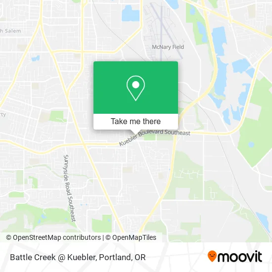 Battle Creek @ Kuebler map