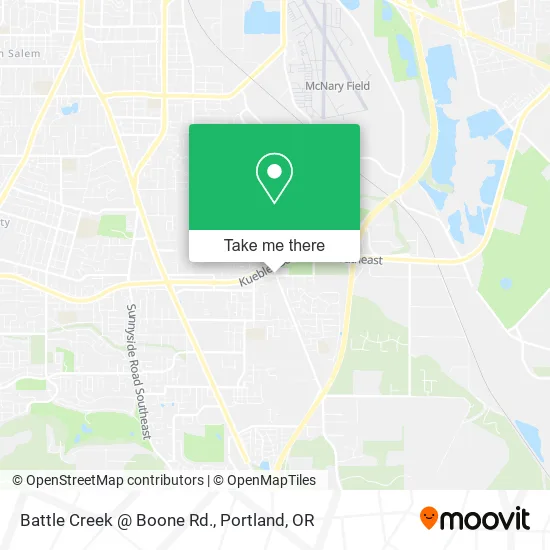 Mapa de Battle Creek @ Boone Rd.