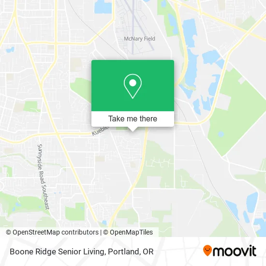Mapa de Boone Ridge Senior Living