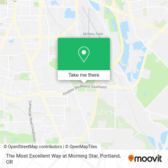 The Most Excellent Way at Morning Star map