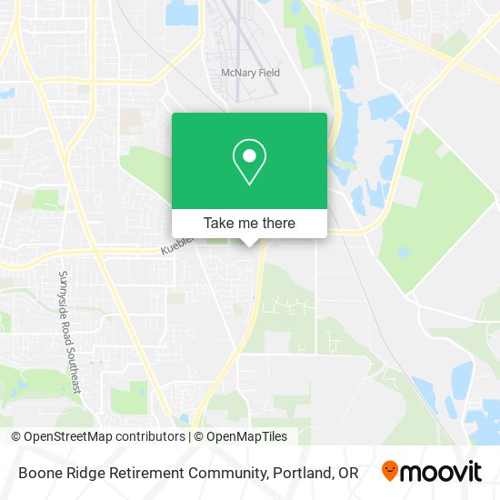 Boone Ridge Retirement Community map