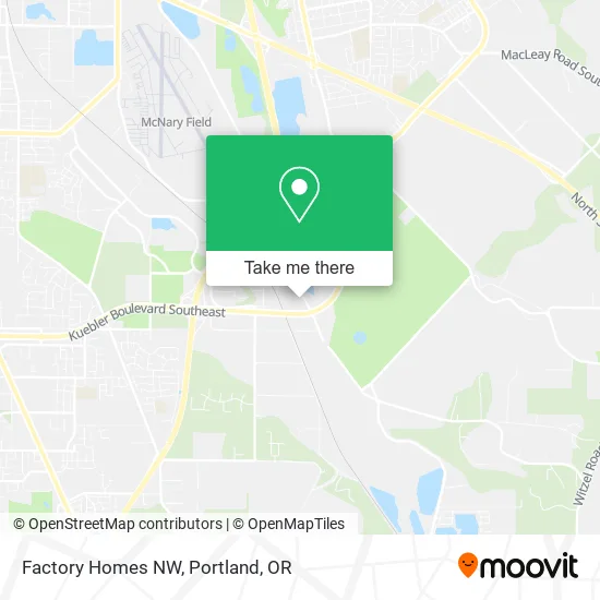 Factory Homes NW map