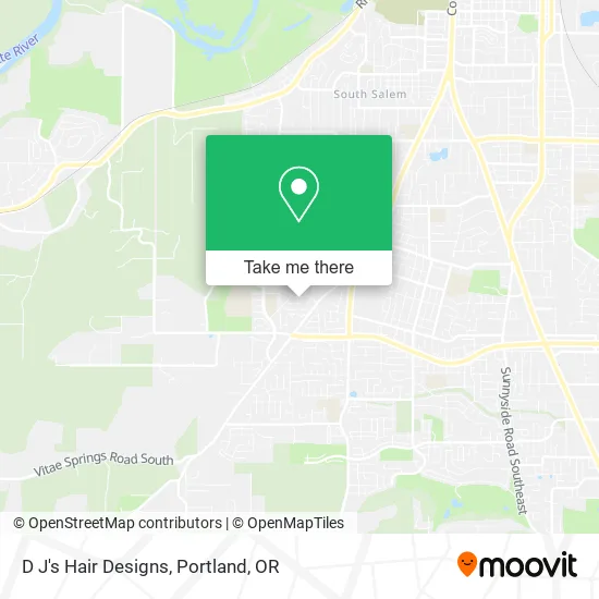 D J's Hair Designs map