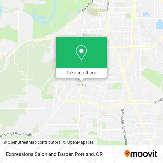 Mapa de Expressions Salon and Barber
