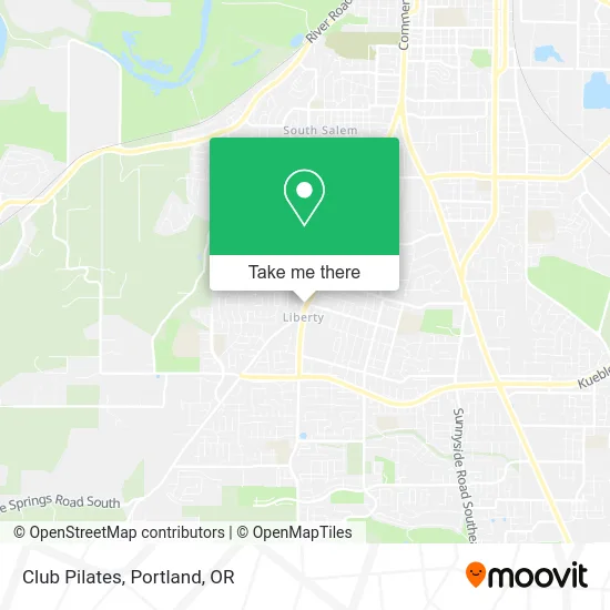 Club Pilates map