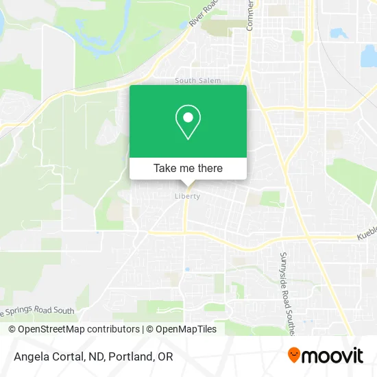 Angela Cortal, ND map