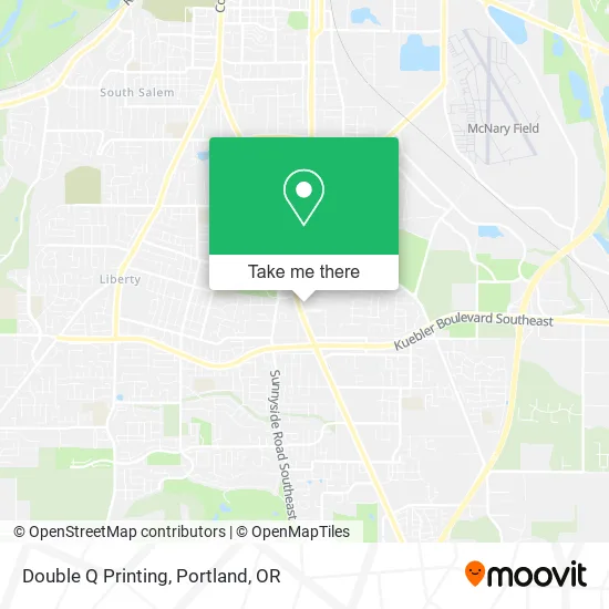 Double Q Printing map