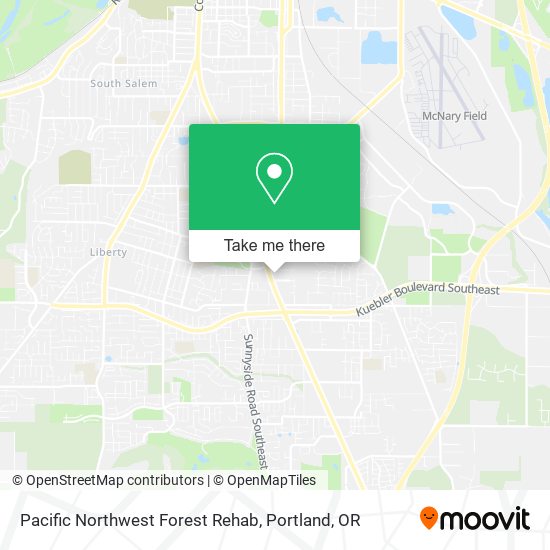Mapa de Pacific Northwest Forest Rehab