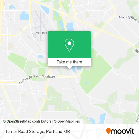 Turner Road Storage map