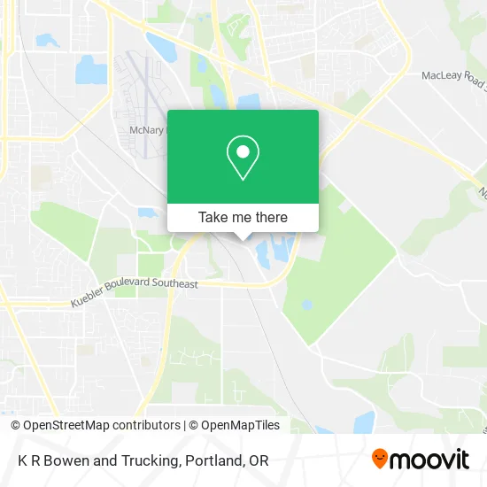 Mapa de K R Bowen and Trucking
