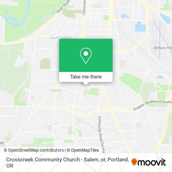 Mapa de Crosscreek Community Church - Salem, or