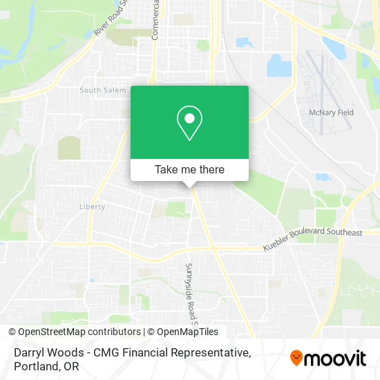 Mapa de Darryl Woods - CMG Financial Representative