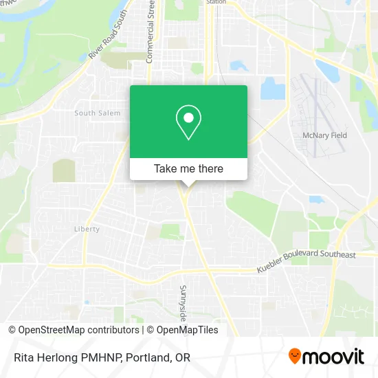 Rita Herlong PMHNP map