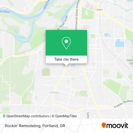 Rockin' Remodeling map