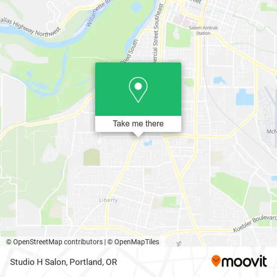 Studio H Salon map