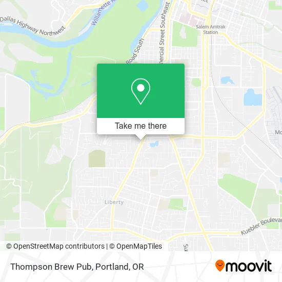 Thompson Brew Pub map
