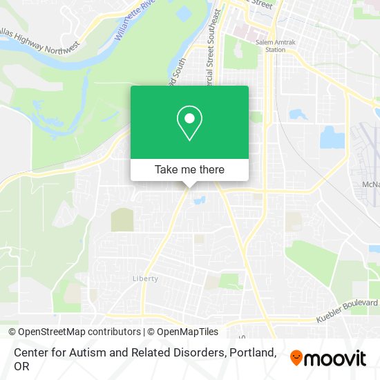 Center for Autism and Related Disorders map