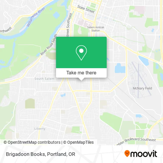 Brigadoon Books map