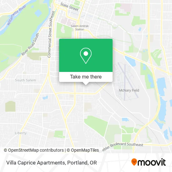 Villa Caprice Apartments map