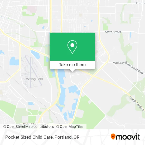Pocket Sized Child Care map