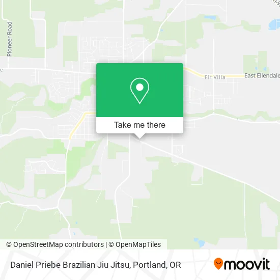 Daniel Priebe Brazilian Jiu Jitsu map