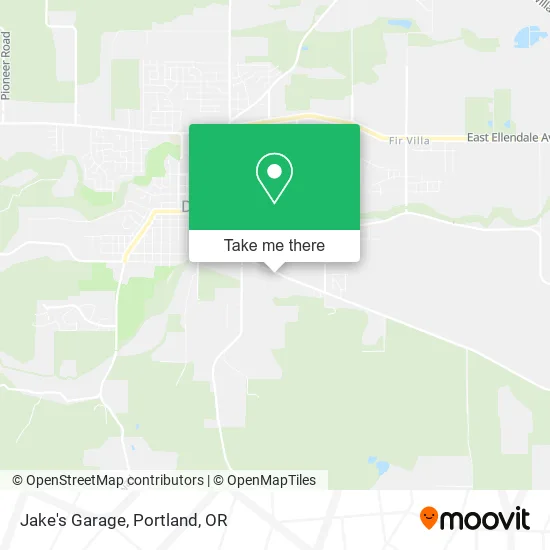 Jake's Garage map