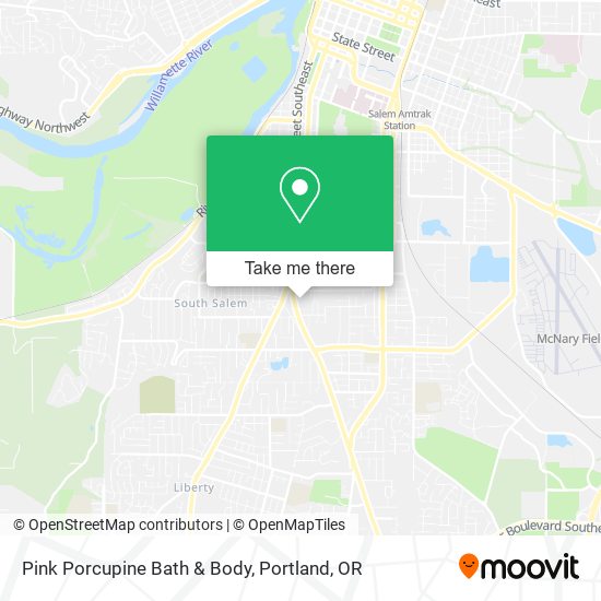 Mapa de Pink Porcupine Bath & Body