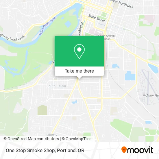 Mapa de One Stop Smoke Shop