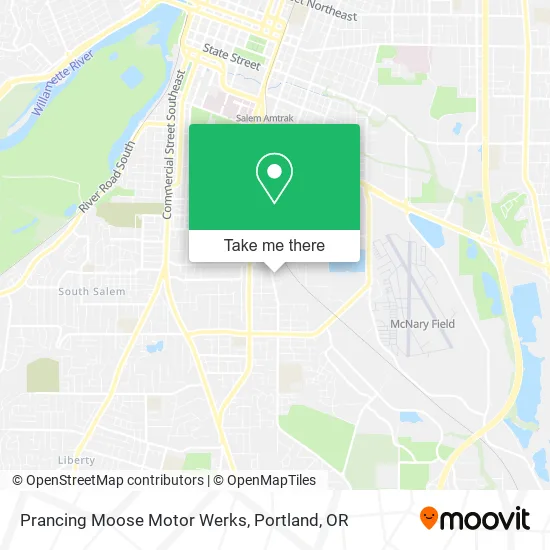 Mapa de Prancing Moose Motor Werks